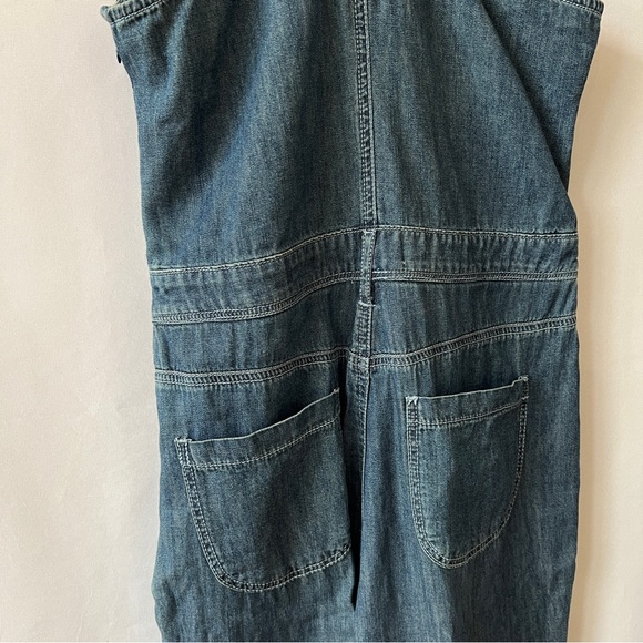 ANTHROPOLOGIE PILCRO & THE LETTERPRESS OVERALLS SZ 6 WIDE LEG BOHEMIAN CROPPED - Picture 4 of 12